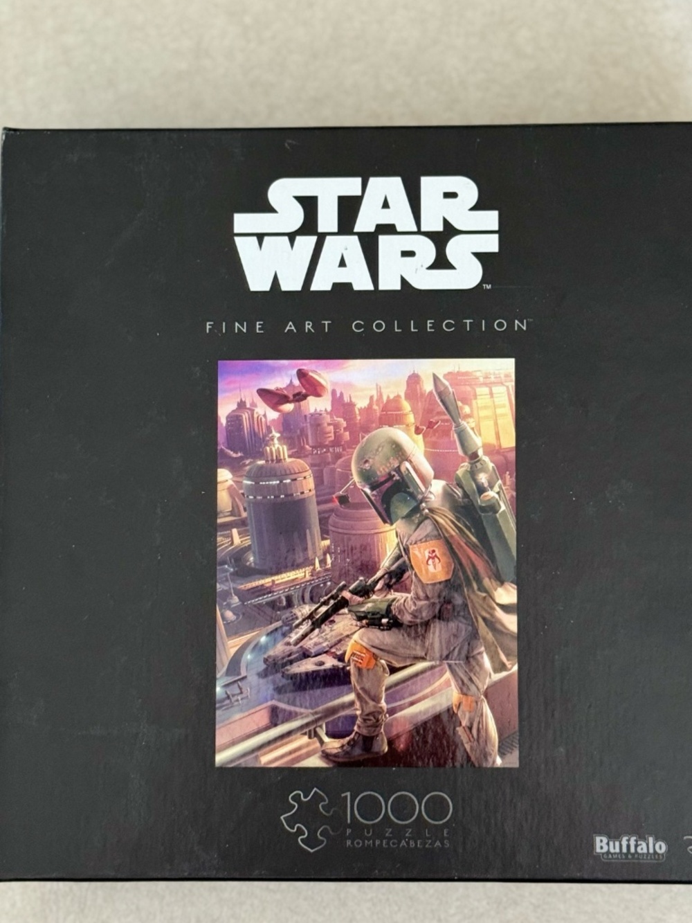 Star Wars Boba Fett 1000 Pc Jigsaw Puzzle - Buffalo Games Fine Art Collection -
